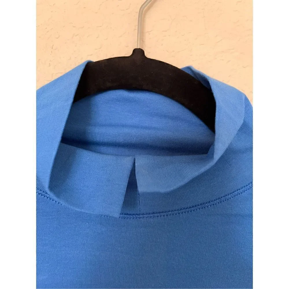 Marc Cain T-shirt with slit mock neck NEW
